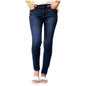 Judy Blue Skinny Fit  Aspen High Rise Dark Wash 5 Pocket Denim Jeans Size 27